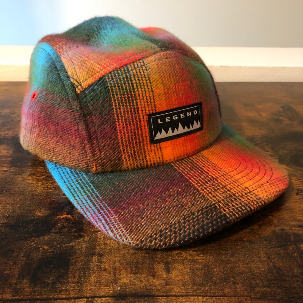 Legend Headwear Durango Camper flannel 5 panel hat
